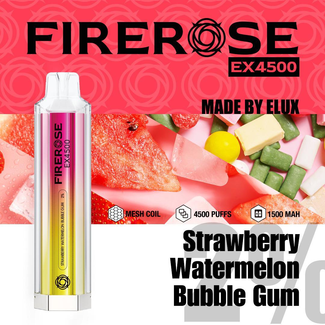 Firerose 4500 Puffs Disposable Vape Box of 10 - Best Vape Wholesale