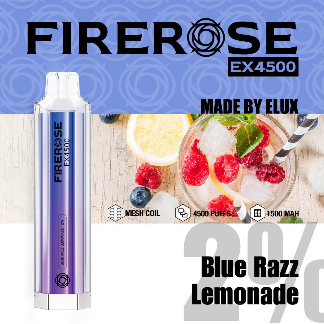 Firerose 4500 Puffs Disposable Vape Box of 10 - Best Vape Wholesale