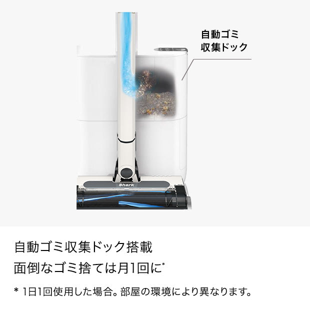 贅沢品 Shark 掃除機 EVOPOWER SYSTEM STD CS150JAE ホワイト タイプ