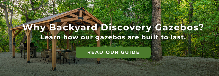 why backyard discovery gazebos