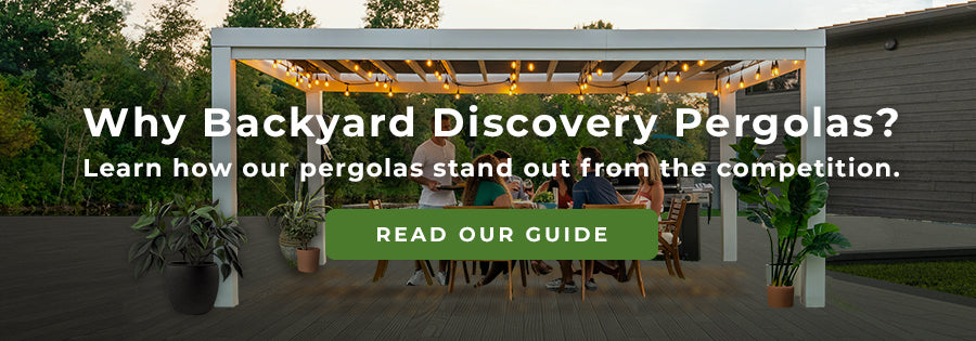 why backyard discovery pergolas