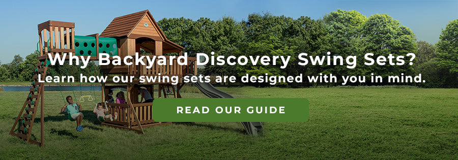 why backyard discovery swing sets