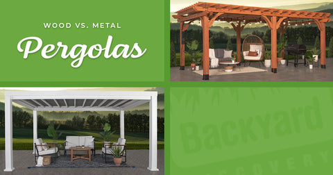 Wood vs Metal Pergolas