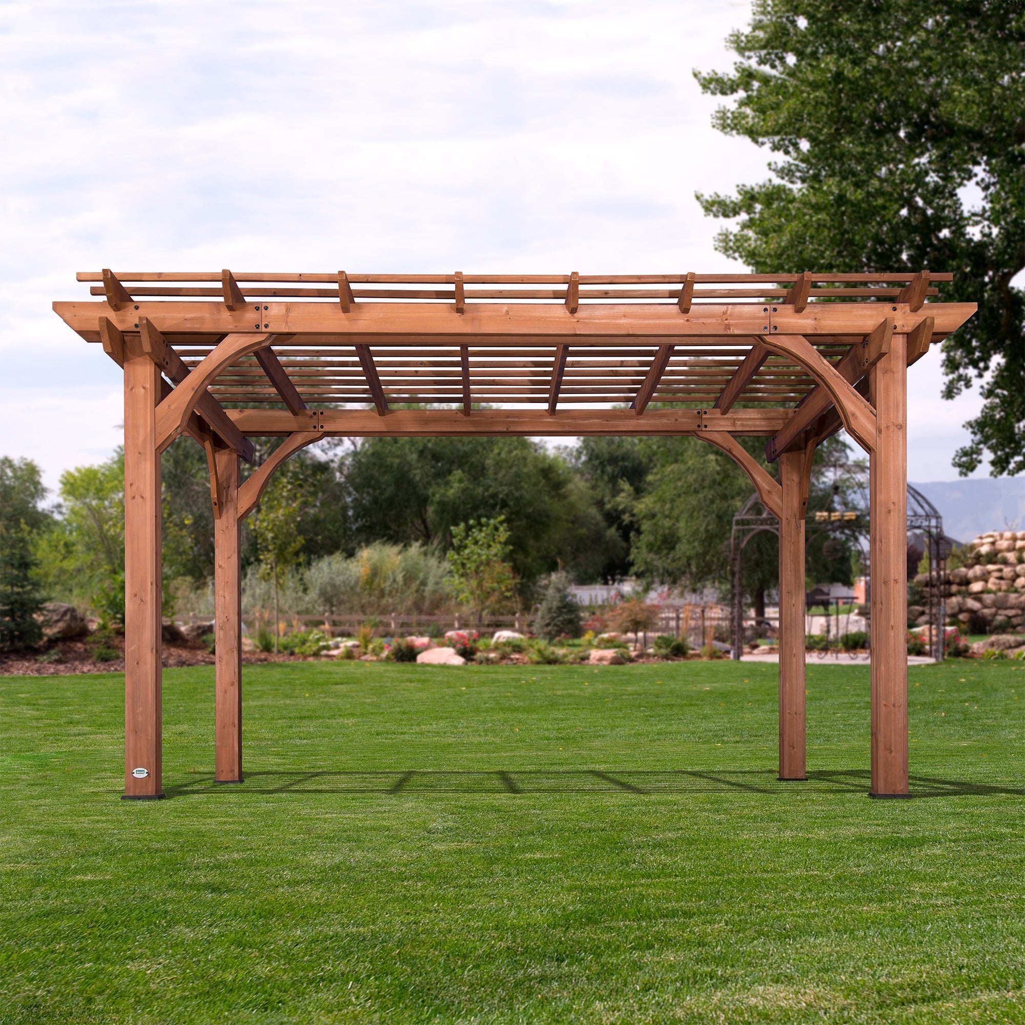 4.3m x 3m Wood Pergola     (14ft x 10ft) - Backyard Discovery UK product image