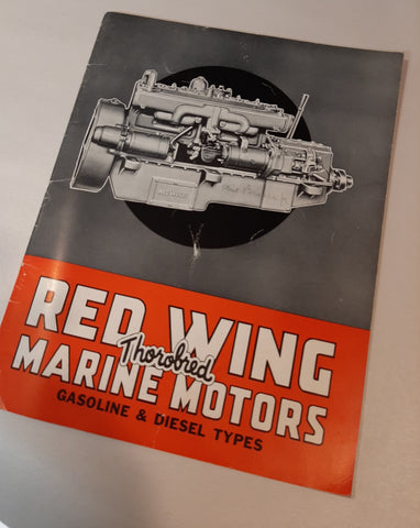 Red Wing Marine Motors 1942 and price list original rare catalog 24 pages near perfect condition