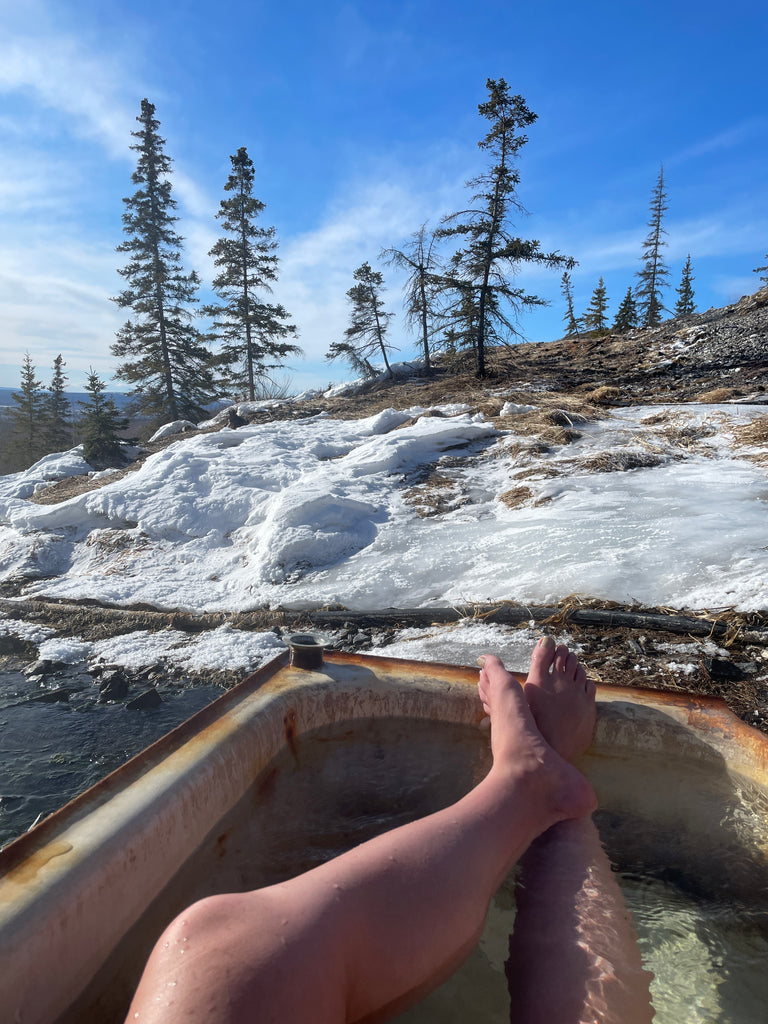 Heather's Choice Tolovana Hot Springs Fairbanks Alaska Winter Trip