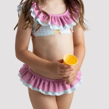 Costume bikini bambina fantasia gelati MEIA PATA MP010SS22 - Luxury