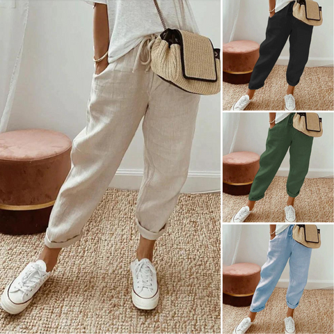 Klara - Stylish linen trousers – Summercape