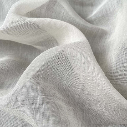 White Dyeable Pure Modal Satin Plain Fabric (Width 44 inches, 100