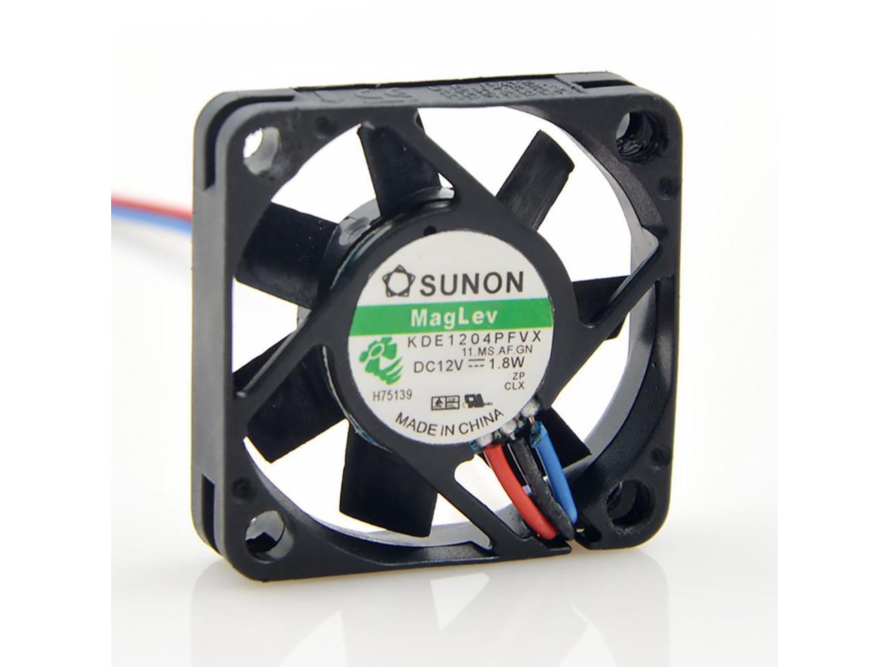 10pcs For Sunon fan KDE1204PFVX 40X40X10 mm 12V 1.8W with a 3-wire switch server inverter