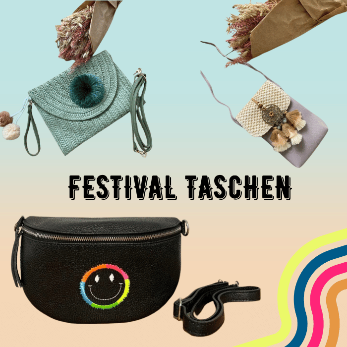 Festival Taschen von Trendecke