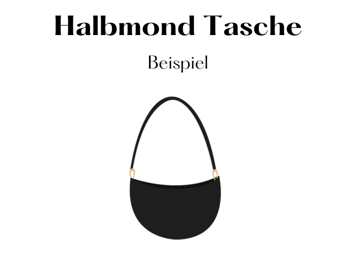 Halbmond Tasche Beispiel