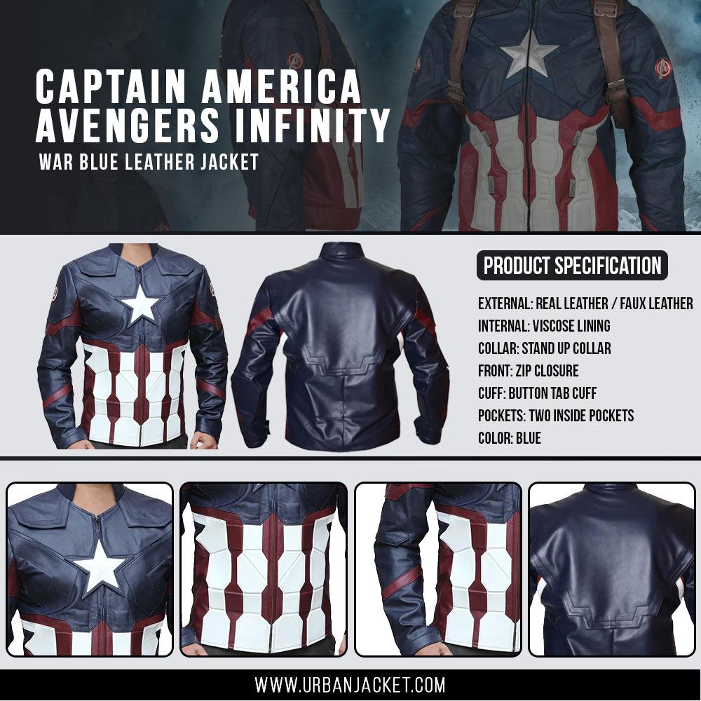 Captain America Avengers Infinity War Jacket