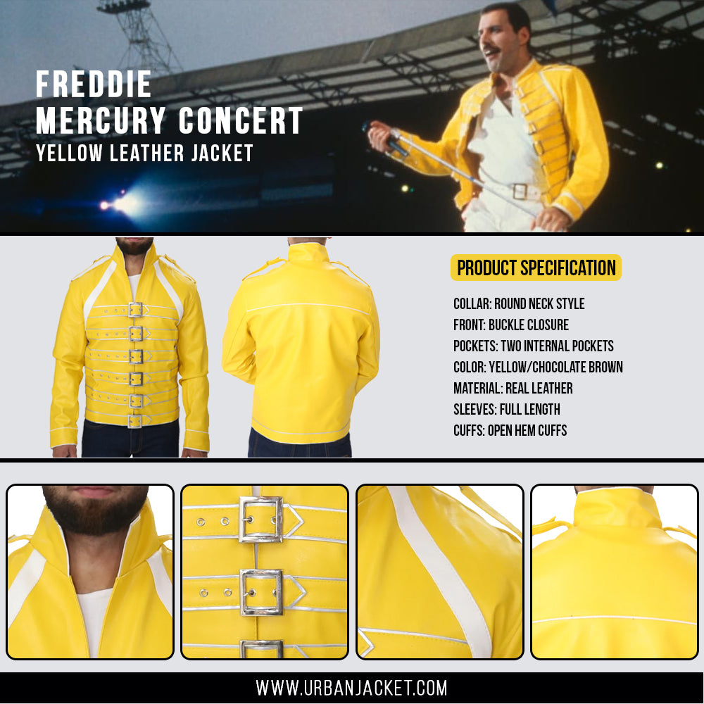 freddie mercury yellow jacket concert