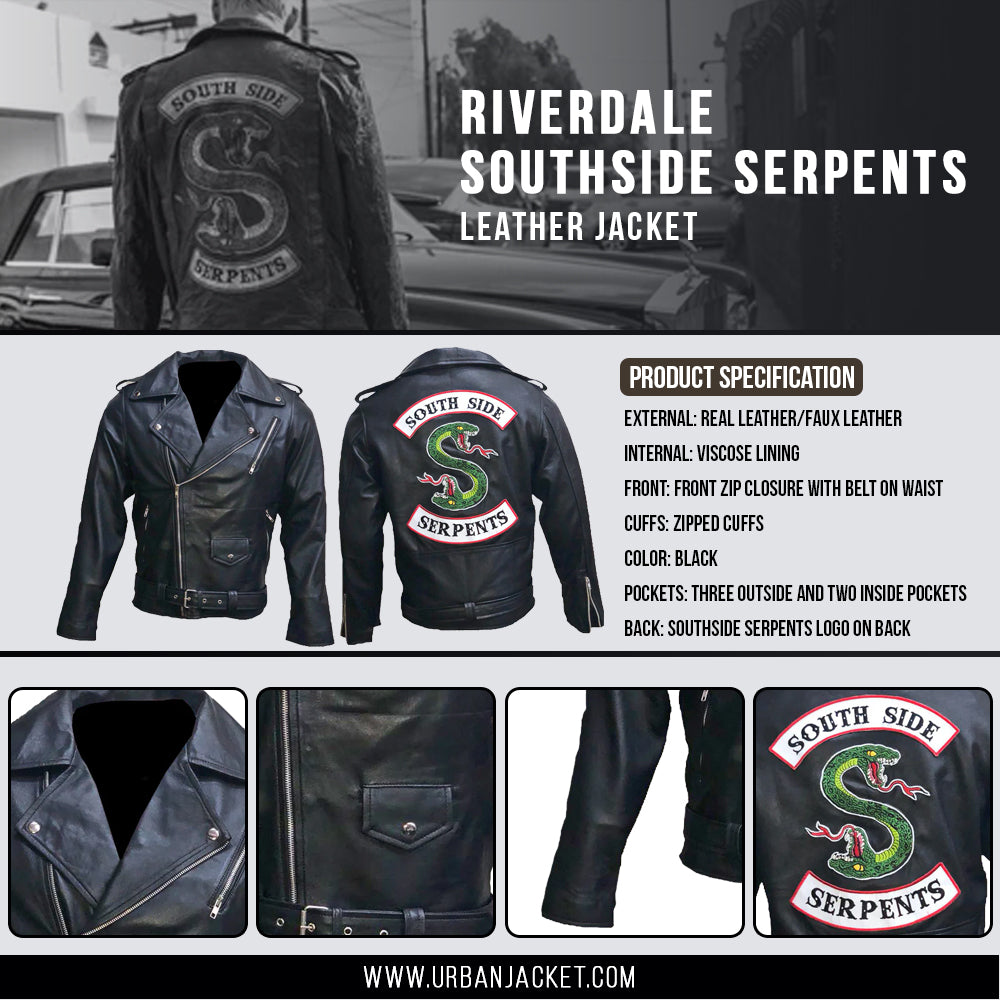 Riverdale Southside Serpents Leather Jacket