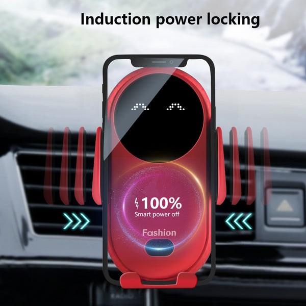 Smiley Wireless Car Charger Infrared temperature sensing