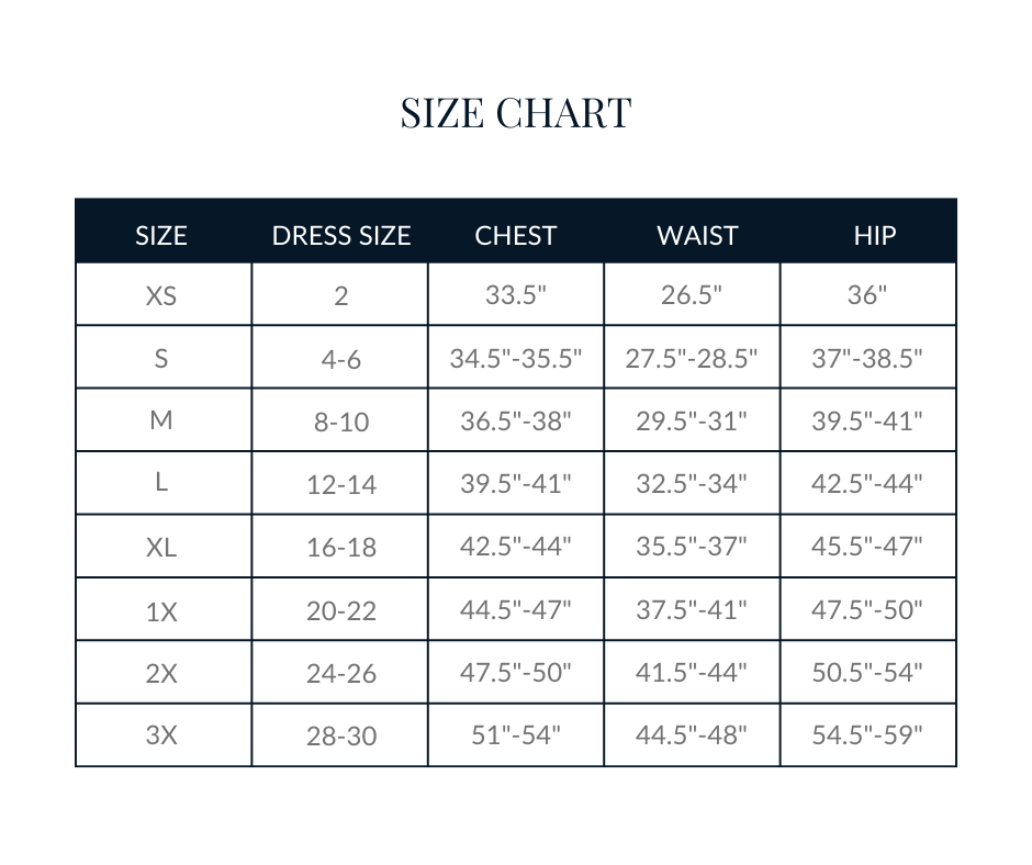 Size Chart – Lume Six