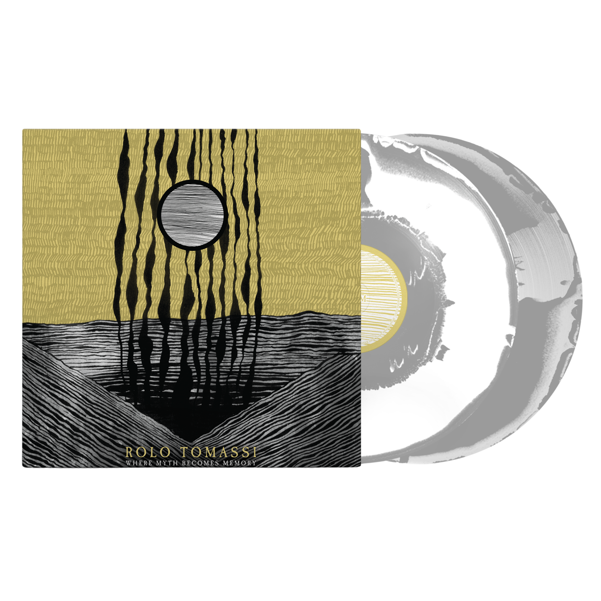 Where Myth Becomes Memory Double Silver Swirl LP - Rolo Tomassi product image