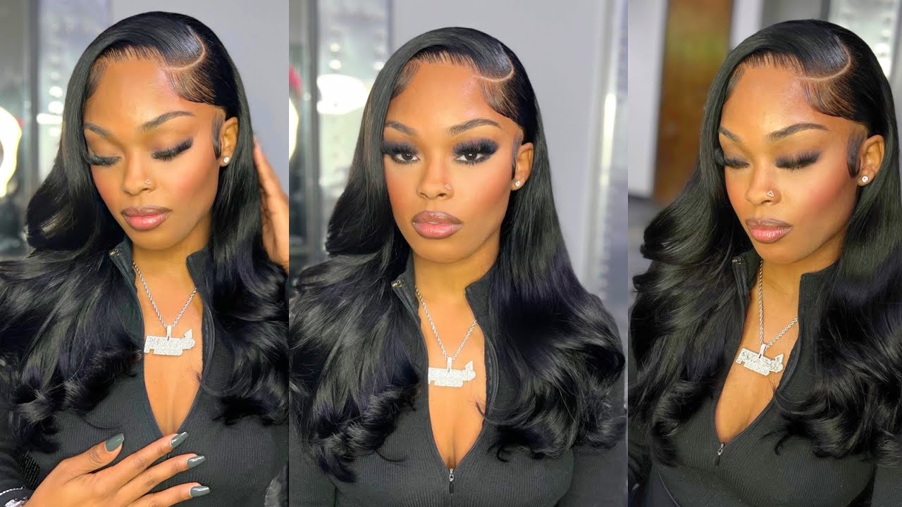 Wesface Body Wave 13x4 HD Lace Front Wig Natural Black Human Hair Wig