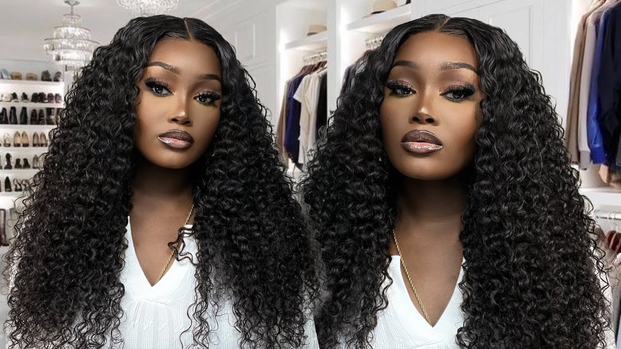 Wesface Jerry Curly 13x4 HD Lace Front Wig Natural Black Human Hair Wig