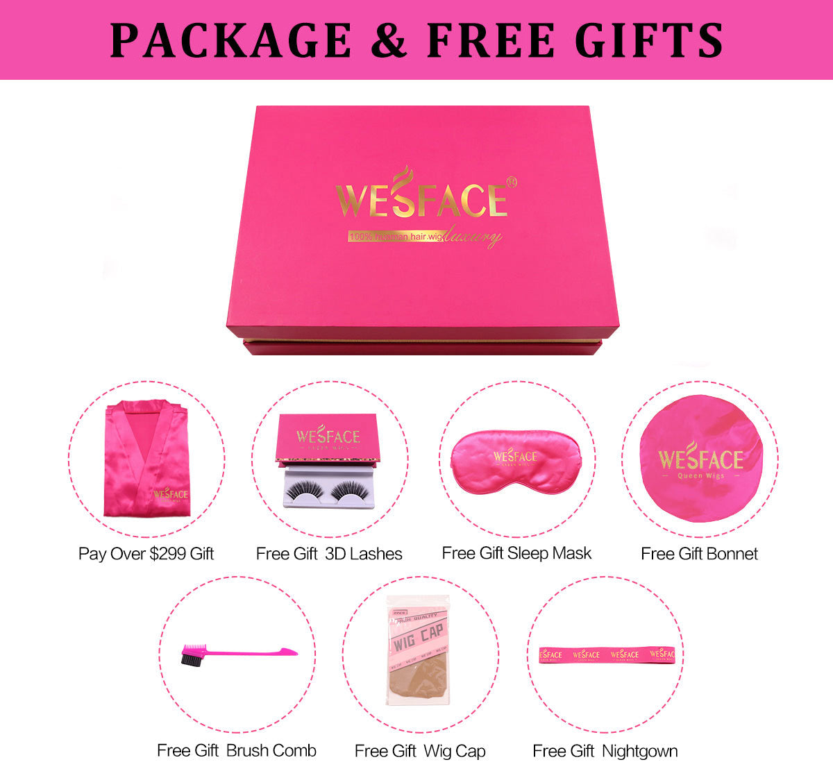Wesface Package Free Gifts