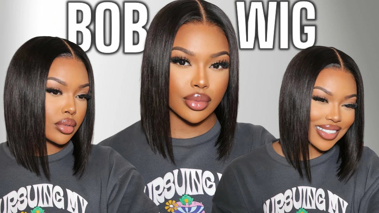 Wesface Straight 13x6 Lace Bob Wig Human Hair Wig