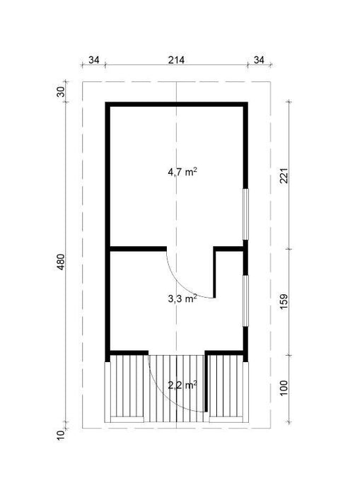 PIHA-TUURI 7 Sauna  — Yorkshire Garden Buildings Dev