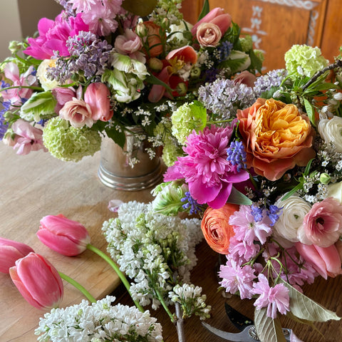 Spring floral blooms