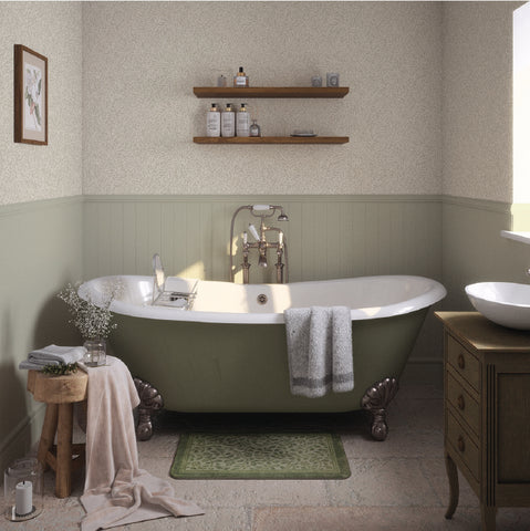 Lucie Annabel Wallpaper Bathroom