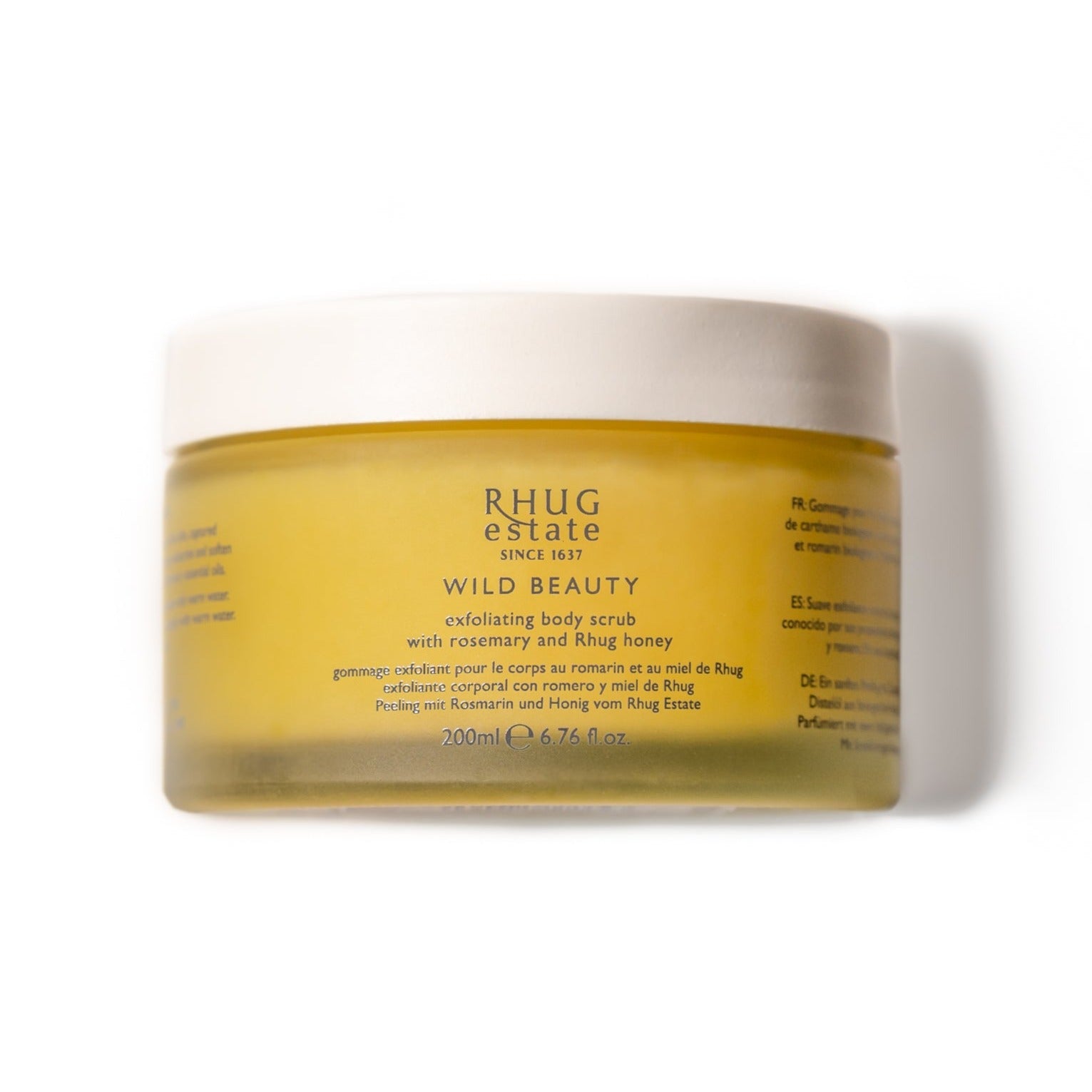 Exfoliating Body Scrub with Rosemary and Rhug Honey – Rhug Wild Beauty