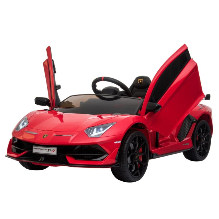 Parental Control Red Lamborghini Kids Car | Toyz Factory