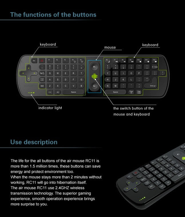 Ugoos RC 11 Air Mouse