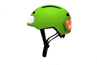 green bike helmet