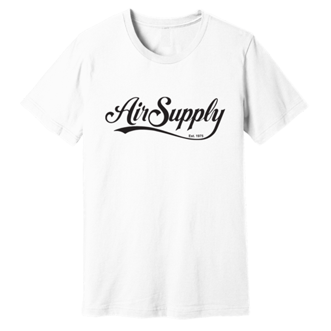 White Logo Tee - Air Supply Music product image