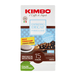 Kimbo - Espresso Decaffeinato E.S.E-Pads 15 Stück