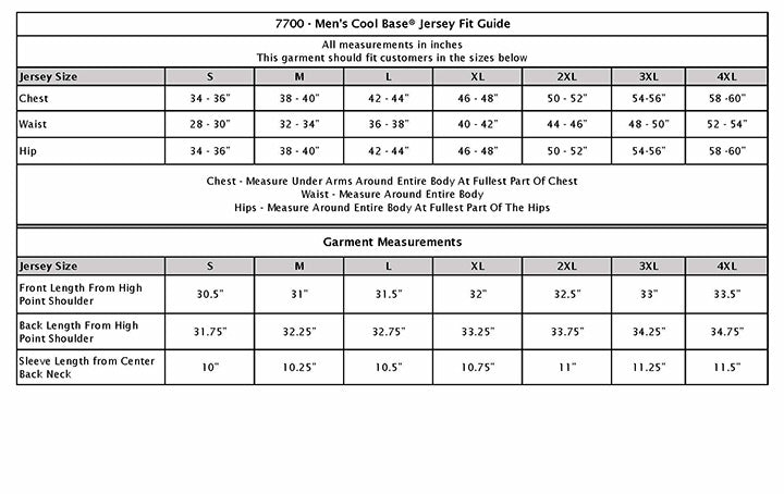 MLB Jersey Sizing Charts & Buying Guide, Cool Base vs Flex Base Jerseys