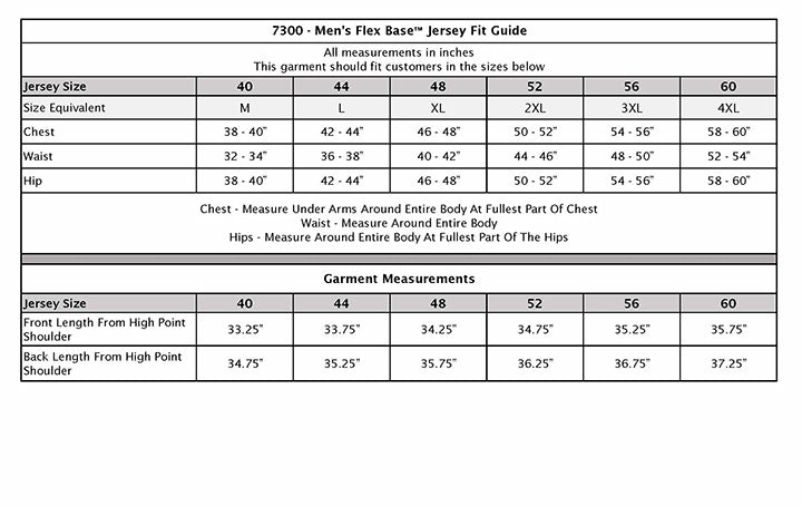MLB Jersey Sizing Charts & Buying Guide, Cool Base vs Flex Base Jerseys