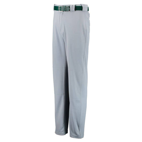 CA Stock Baseball Pants - White with Purple Piping and Belt Loops