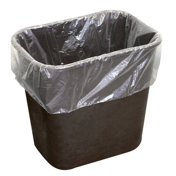 36 x 58 Linear Low Density Contractor Bags with 44-55 Gal. Capacity -  Black (3 mil)