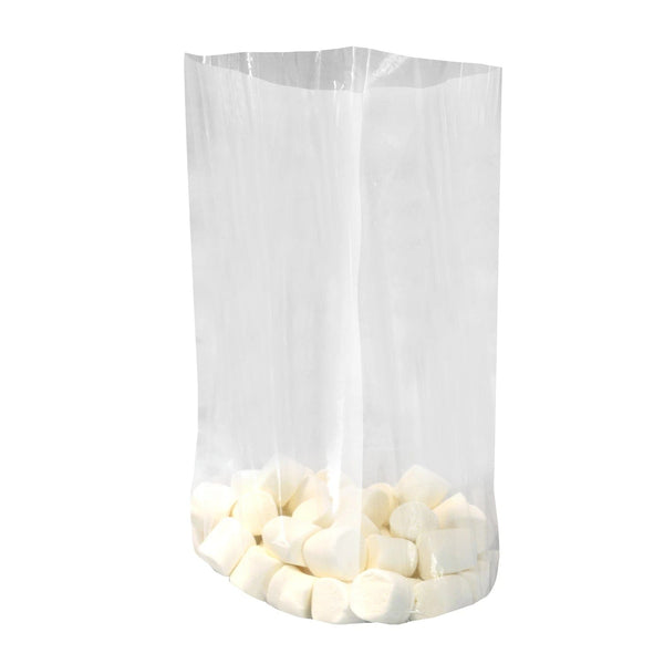 6x3x15 Clear Poly Bags, 1000 per case