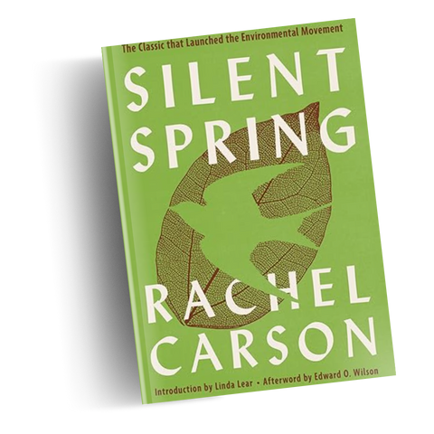 Photo of recommended book cover, Silent Spring for holiday gift guide.