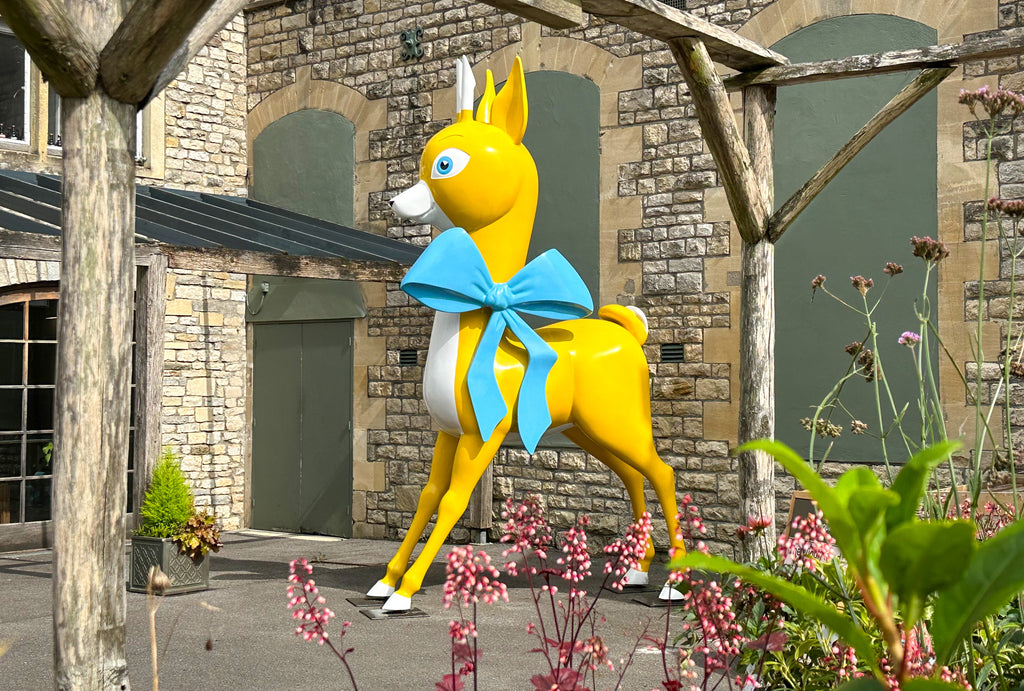 Babycham Bambi Water Deer Icon at Kilver Court & Gardens Somerset