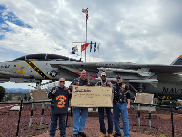 The Belleau Wood Chapter of Leathernecks Nation Motorcycle Club received a $3,000 donation from Pennsylvania Skill Charitable Giving. The organization is a Marine Corps veteran nonprofit that raises funds to assist military veterans in the Lehigh Valley as well as on a national level. 