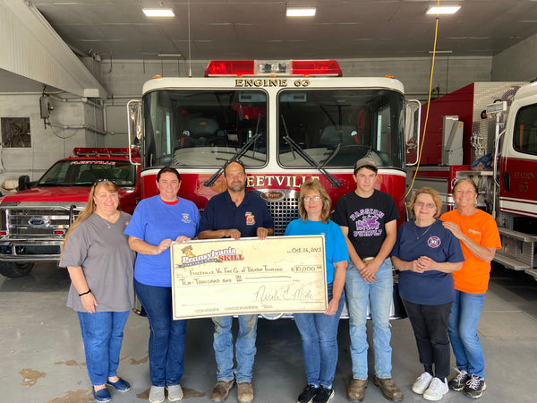 Fleetville Volunteer Fire Company of Benton Township received a $10,000 donation from Pennsylvania Skill Charitable Giving. The donation will be used to purchase turnout gear such as coats, pants, hoods, boots, gloves, helmets, and safety vests.
