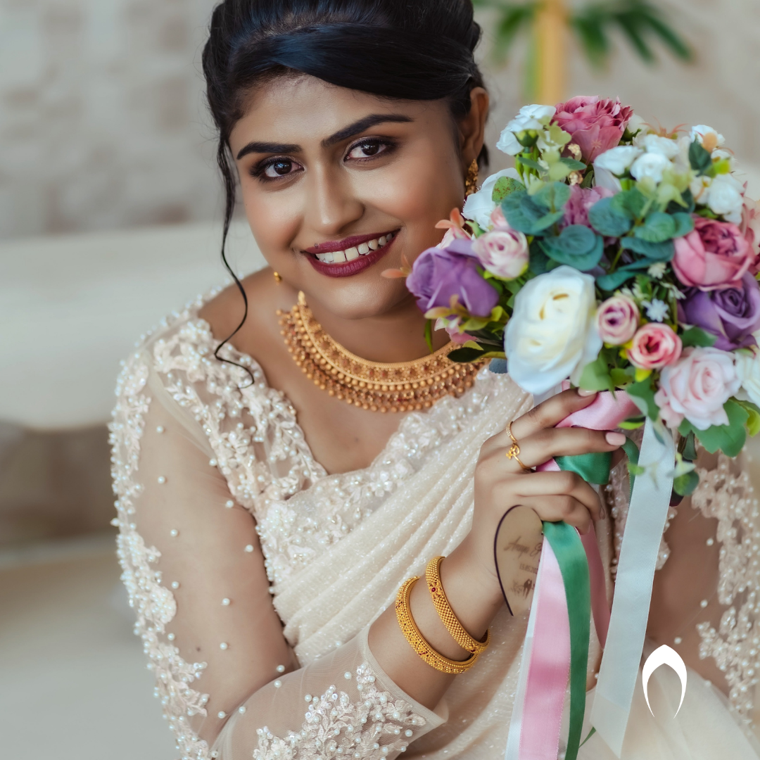 HD Christian bridal makeup done with messy flat hair as per brides  interest For makeup enquiries and bookings watsapp us on  Anu  Padmanabha Iyer janvimakeovers on Instagram