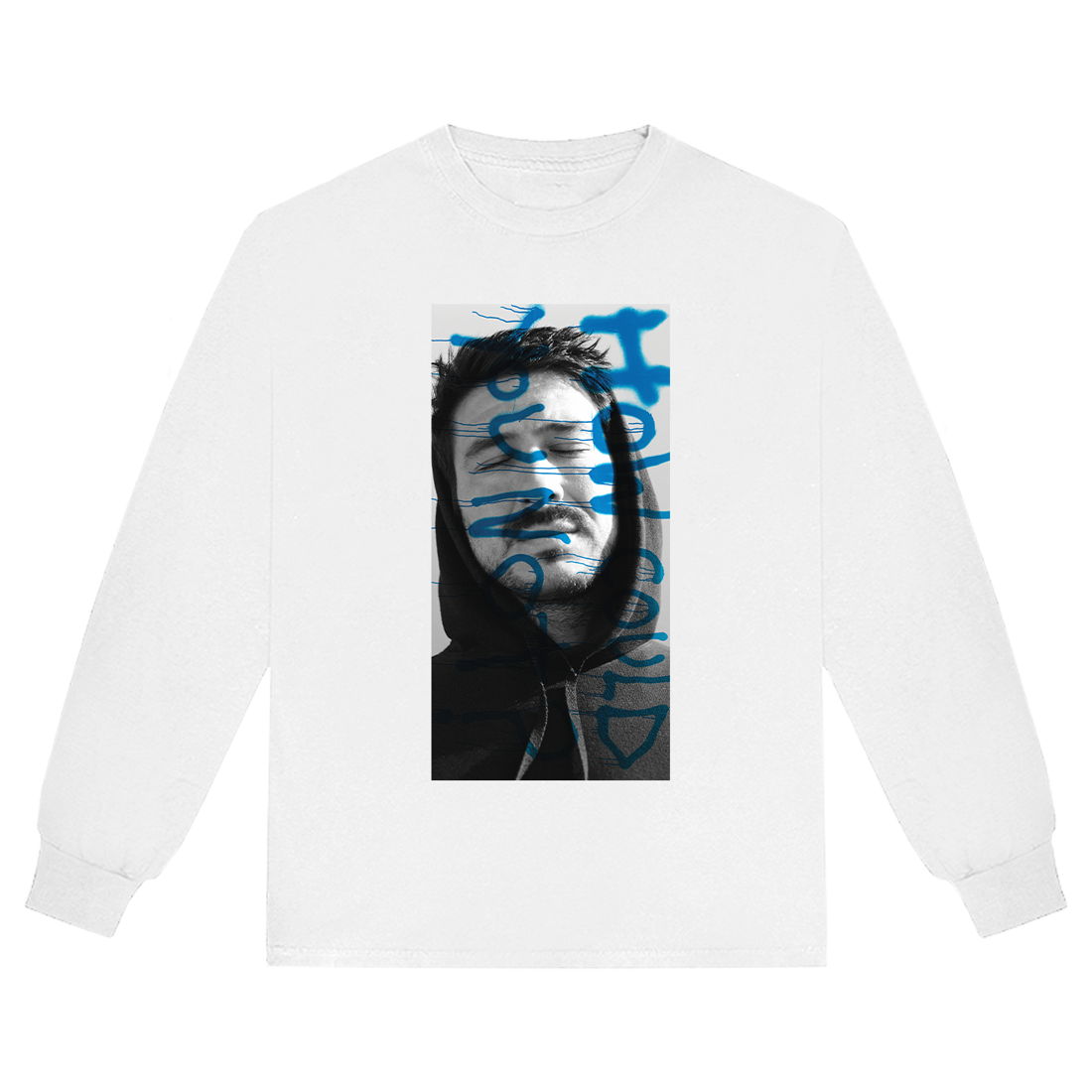 (self-titled) White Long Sleeve Photo Tee - Marcus Mumford Official Store product image