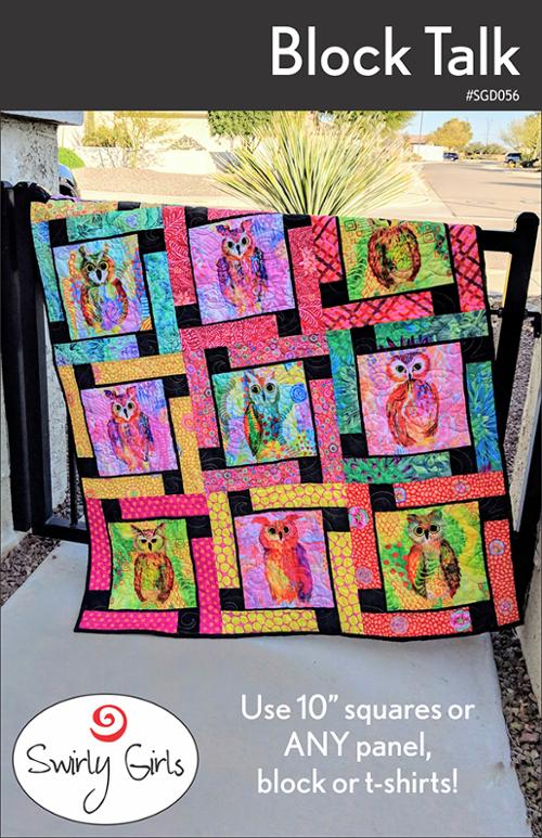 Block Talk Quilt Pattern – Swirly Girls Design