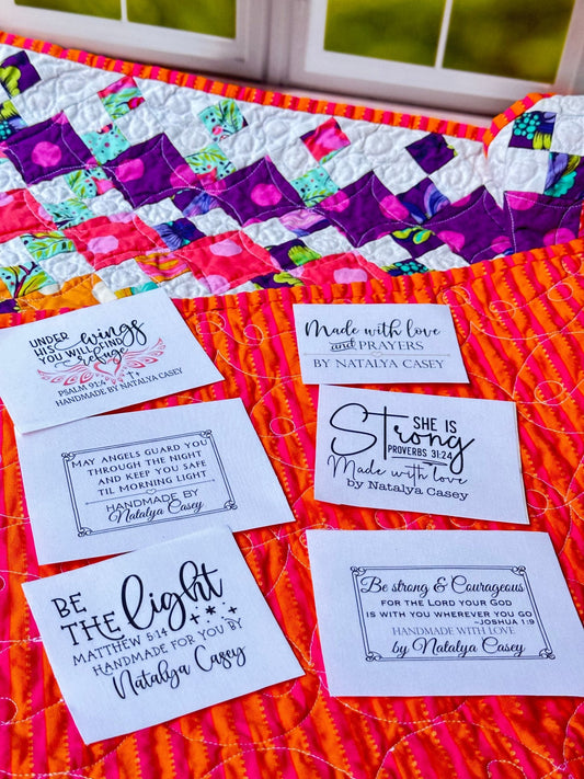  Rooster Quilt Labels - Personalized Farmhouse Quilt