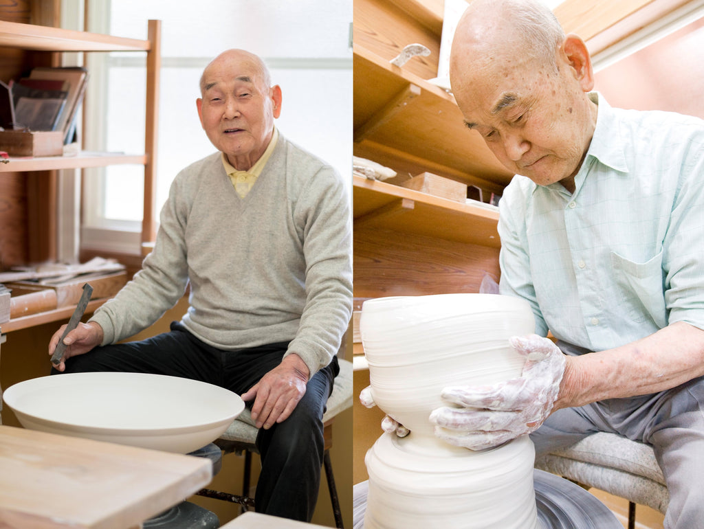 Manji Inoue, Manji Inoue kiln, Manji INOUE, Living National Treasure, Arita ware, white porcelain