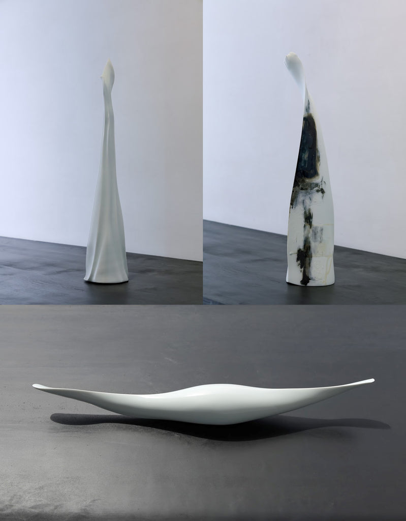 Akio Momota, Arita ware, white porcelain, blue-white porcelain, celadon, popular artist, ceramics, porcelain, objects
